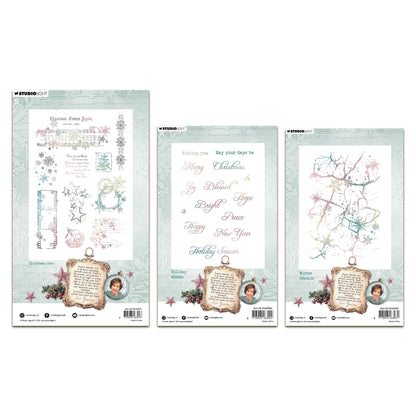 Studio Light Jenine's Mindful Art Christmas Blush Stamp Bundle