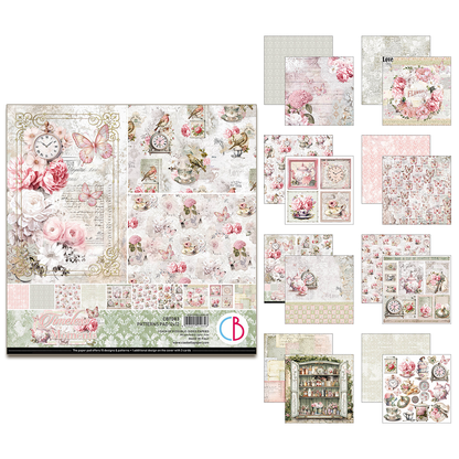 Ciao Bella Timeless Moments 12x12 Inch Patterns Pad (8pcs)