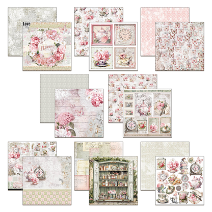 Ciao Bella Timeless Moments 12x12 Inch Patterns Pad (8pcs)