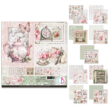 Ciao Bella Timeless Moments 8x8 Inch Paper Pad (12pcs)