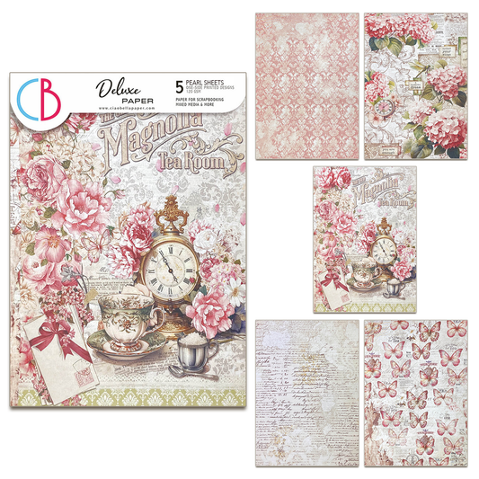 Ciao Bella Timeless Moments A4 Deluxe Paper Gold (5pcs)
