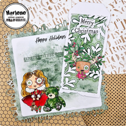 Janet Klein Christmas A7 Stamps Bundle