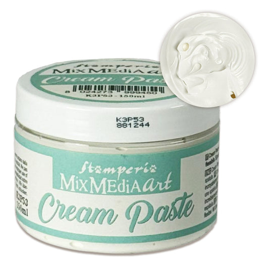 Stamperia Cream Paste 150ml White