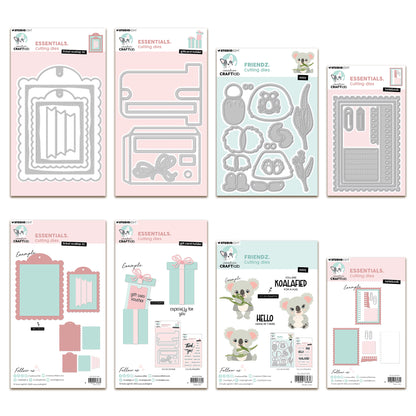 Creative Craftlab Essentials Die Bundle - Notebook, Giftcard Holder, Ticket & Friendz