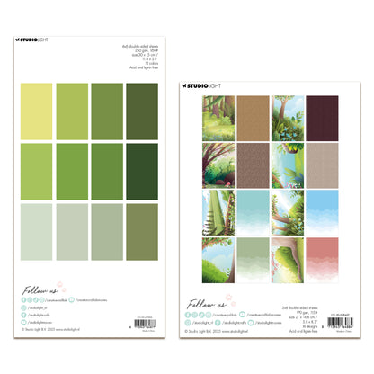 Creative Craftlab Essentials Paper Bundle - Green Forest & All Greens