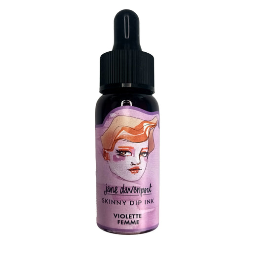 Cosmic Shimmer Jane Davenport Skinny Dip Ink Violette Femme 30ml