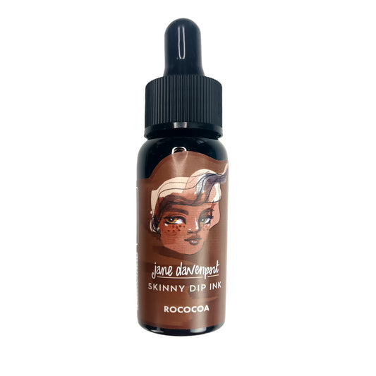 Cosmic Shimmer Jane Davenport Skinny Dip Ink Rococoa 30ml