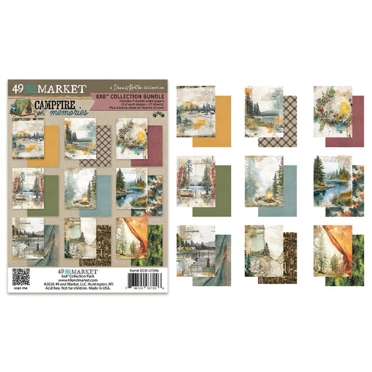 49 And Market Campfire Memories 6x8 Inch Collection Pack by Dennis Bruton