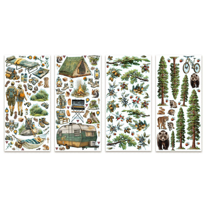 49 And Market Campfire Memories Laser Cut Elements Camping by Dennis Bruto