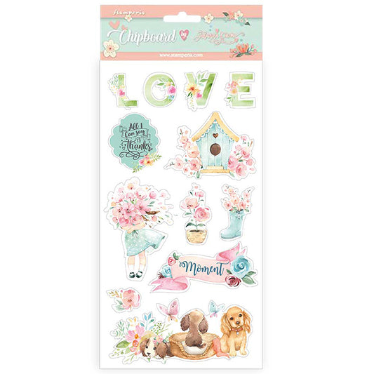 Stamperia Adhesive Shapes 15 x 30 cm Atelier Decorations