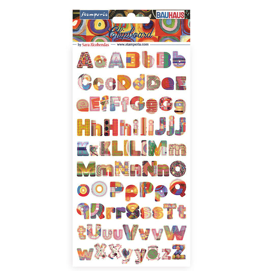 Stamperia Adhesive Shapes 15 x 30 cm Bauhaus