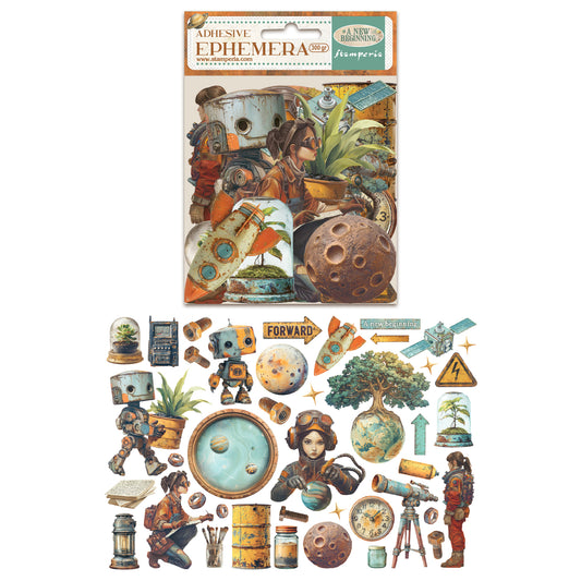 Stamperia A New Beginning Ephemera (41pcs)