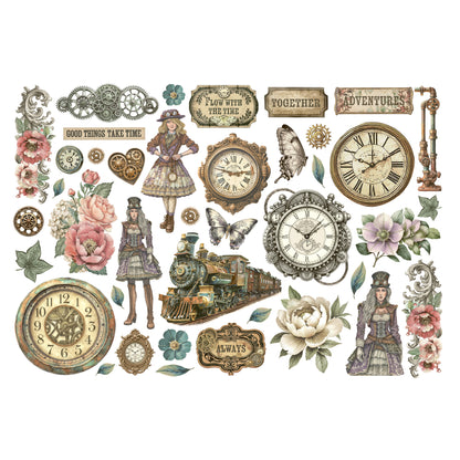 Stamperia Gardens of Time Ephemera (40pcs) (DFLCT78)