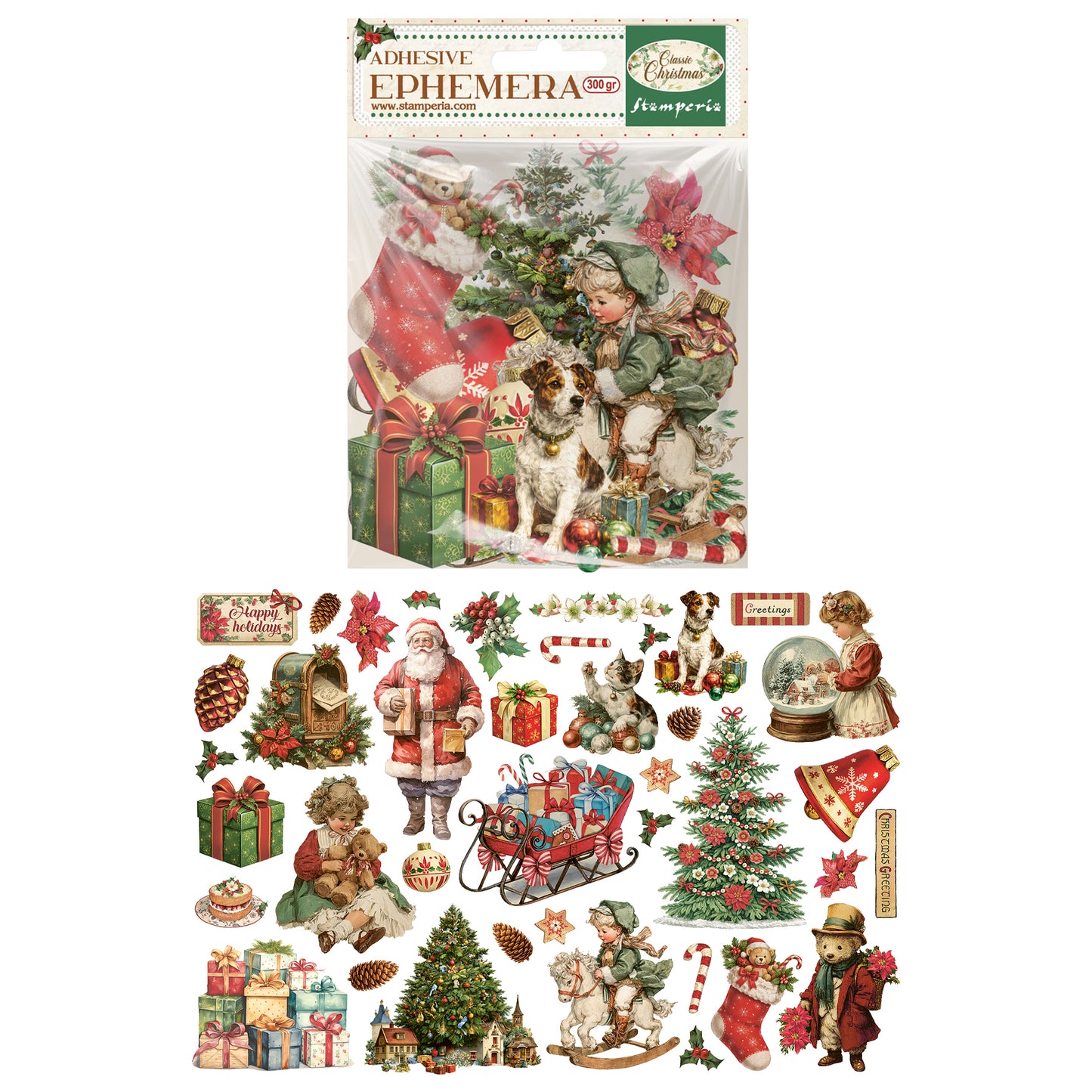 Stamperia Classic Christmas Ephemera