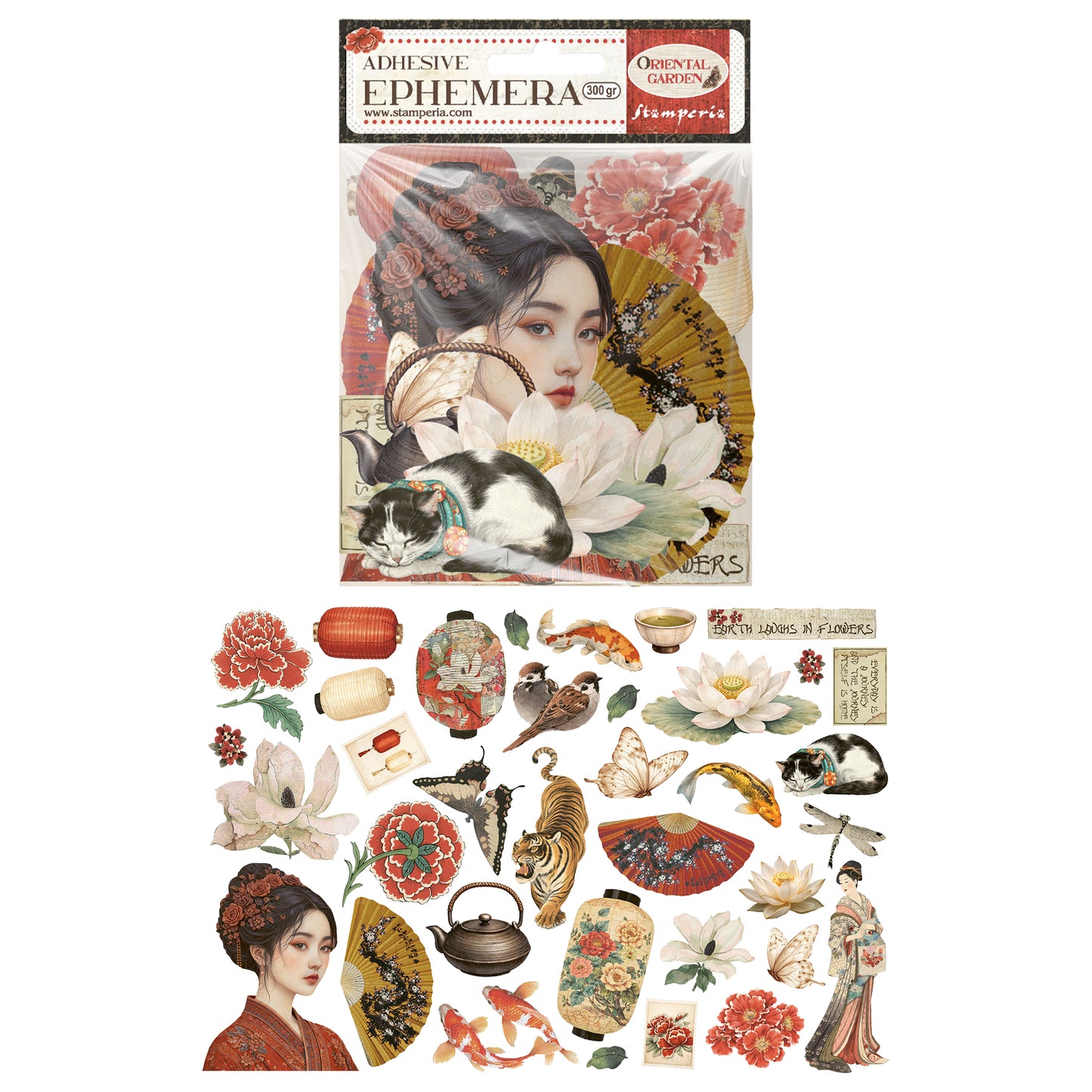 Stamperia Oriental Garden Ephemera