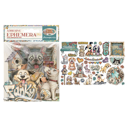 Stamperia Furry Friends 2 Ephemera by Antonis Tzanidakis