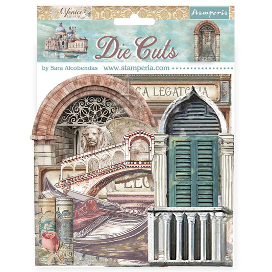Stamperia Venice City of Art Die Cuts (38pcs)