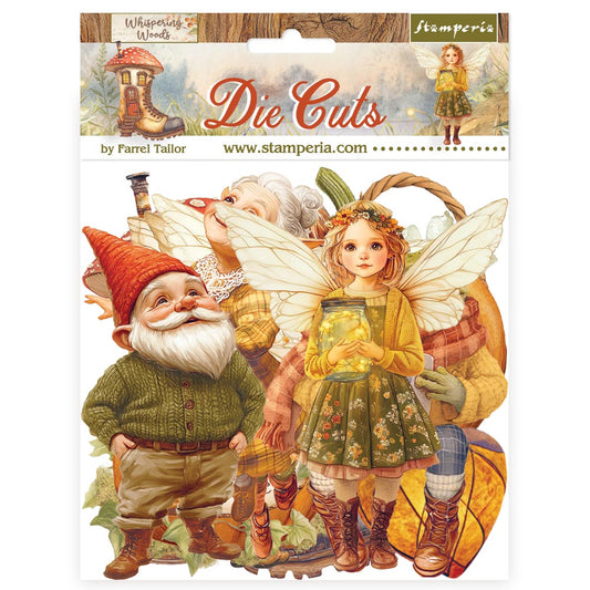 Stamperia Whispering Woods Die Cuts assorted (47pcs)