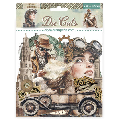 Stamperia Voyages Fantastiques Die Cuts Assorted (37pcs)