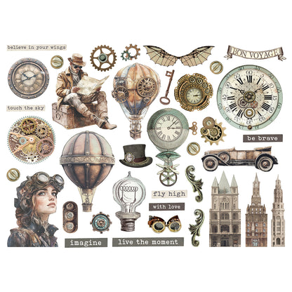 Stamperia Voyages Fantastiques Die Cuts Assorted (37pcs)