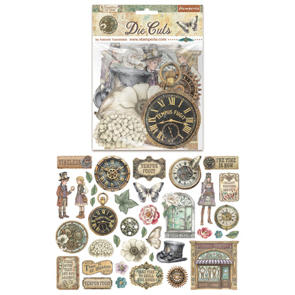 Stamperia Gardens of Time Die Cuts Assorted (38pcs) (DFLDC130)