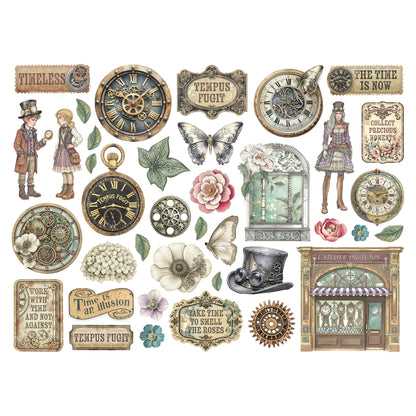 Stamperia Gardens of Time Die Cuts Assorted (38pcs) (DFLDC130)