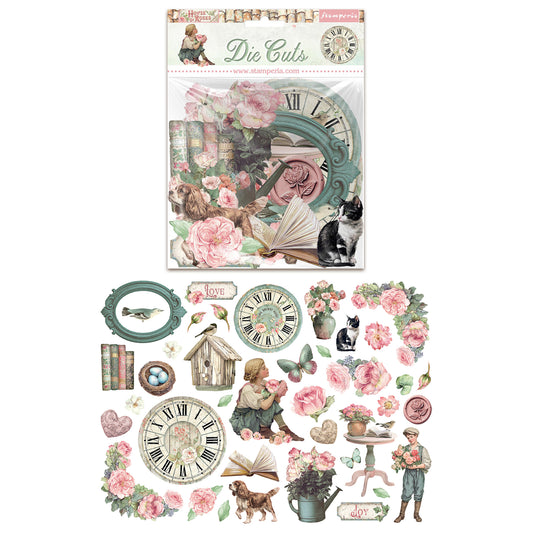 Stamperia House of Roses Die Cuts Assorted (39pcs) (DFLDC132)