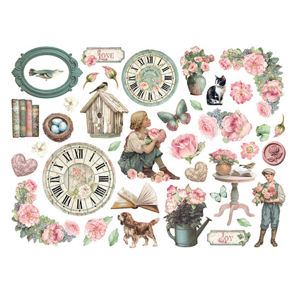 Stamperia House of Roses Die Cuts Assorted (39pcs) (DFLDC132)