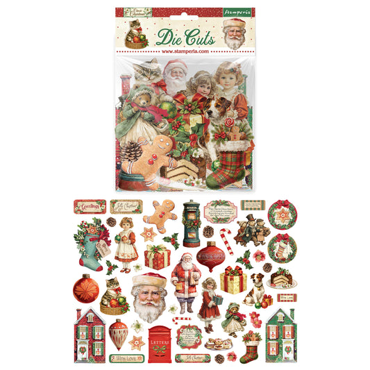 Stamperia Classic Christmas Die Cuts Assorted