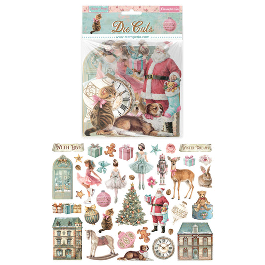 Stamperia Winter Magic Die Cuts Assorted
