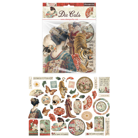 Stamperia Oriental Garden Die Cuts Assorted