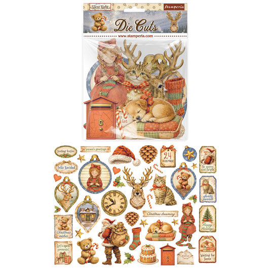 Stamperia Silent Night Die Cuts Assorted
