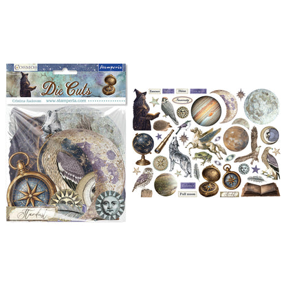 Stamperia Cosmos Die Cuts Assorted by Cristina Radovan