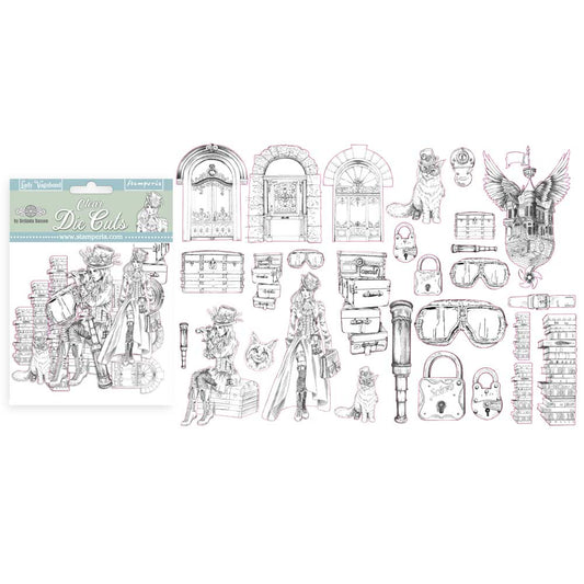 Stamperia Clear Die cuts - Lady Vagabond