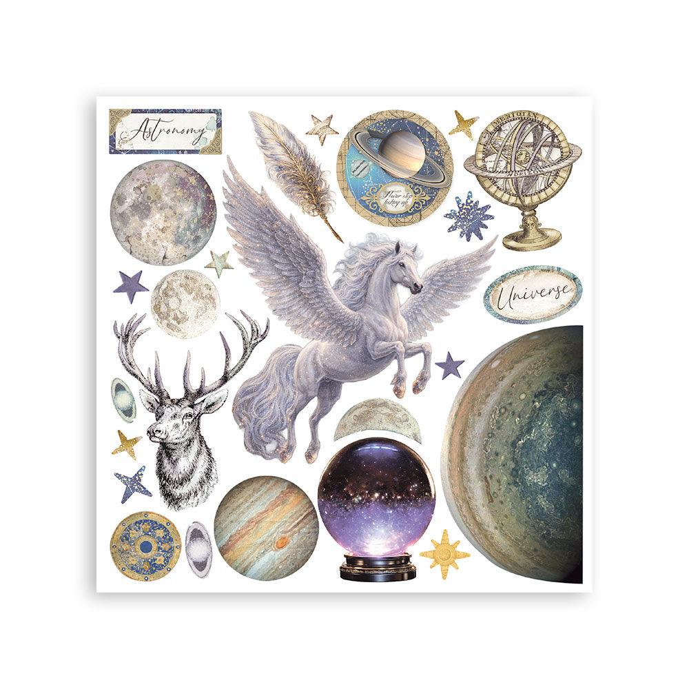 Stamperia Cosmos Rub-On 15,5x15x5cm Assortment (6pcs) by Cristina Radovan