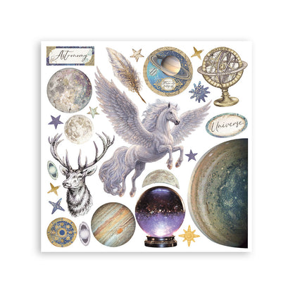 Stamperia Cosmos Rub-On 15,5x15x5cm Assortment (6pcs) by Cristina Radovan