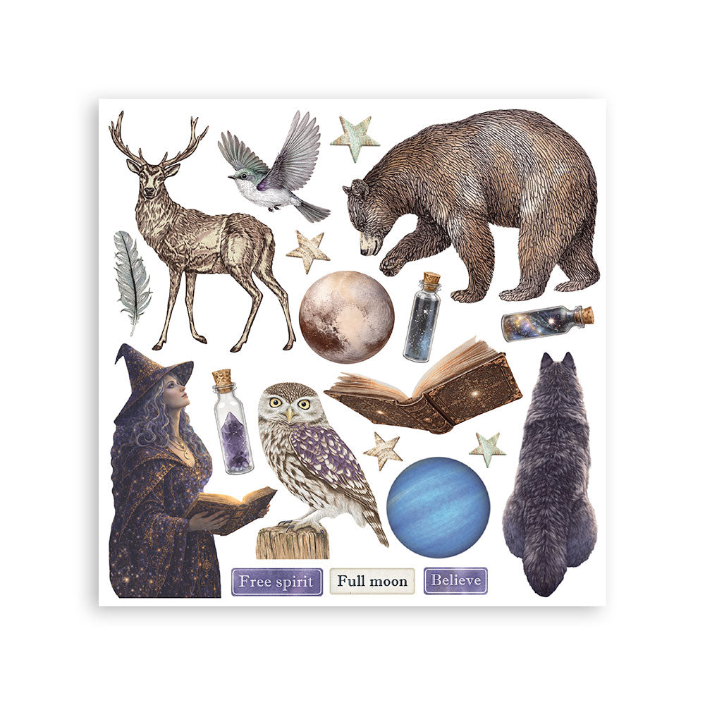 Stamperia Cosmos Rub-On 15,5x15x5cm Assortment (6pcs) by Cristina Radovan