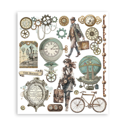 Stamperia Voyages Fantastiques Rub-On 20,5x23cm Assortment (6pcs)