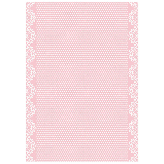 Stamperia A4 Rice Paper DayDream Texture Pink