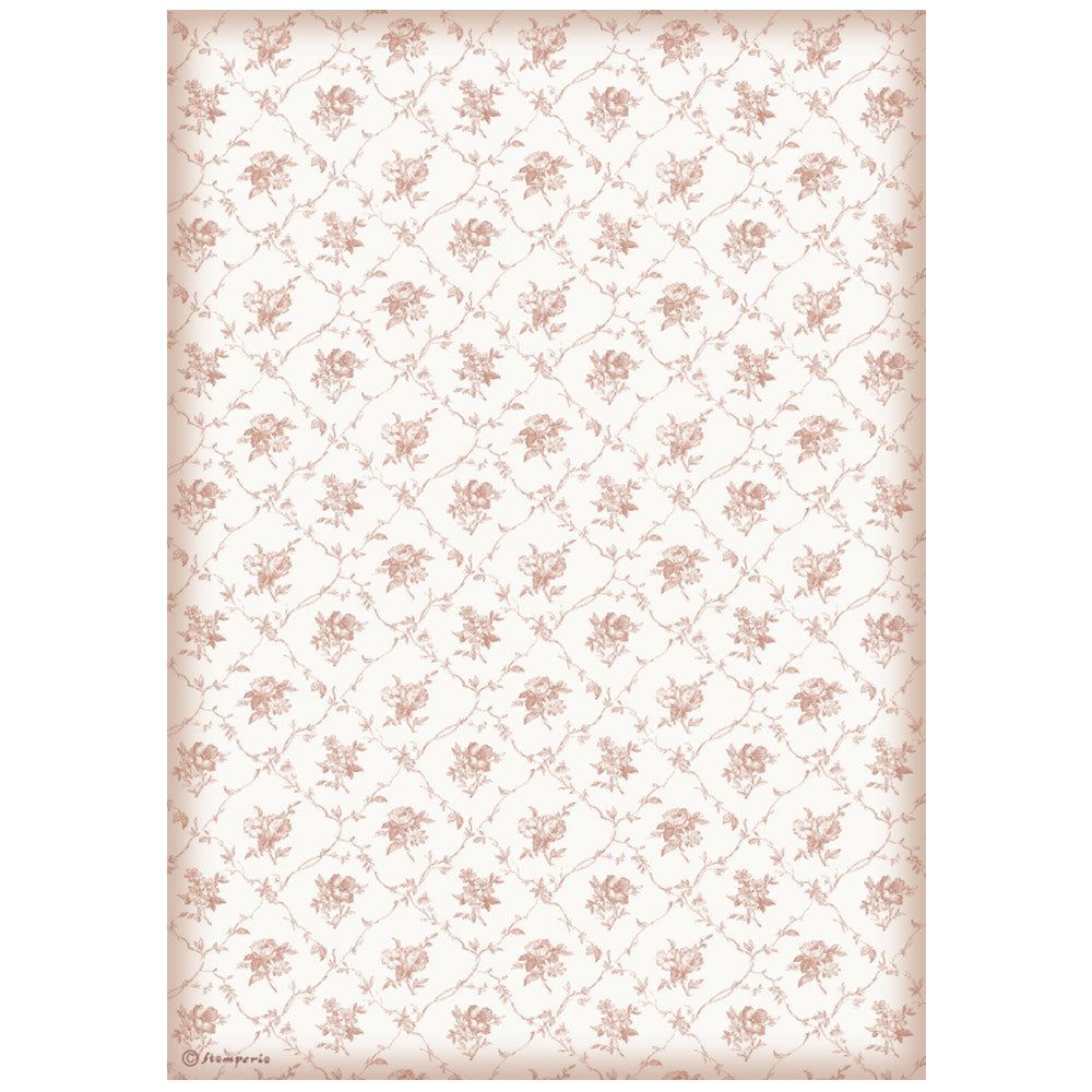 Stamperia A4 Rice Paper You And Me Texture