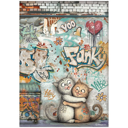 Stamperia Furry Friends 2 A4 Rice Paper Selection (6pcs) by Antonis Tzanidakis