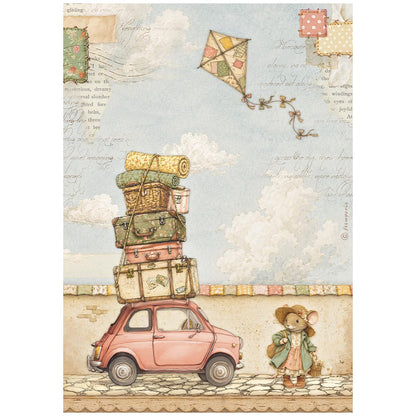 Stamperia CozyFamily A4 Rice Paper Selection (6pcs)