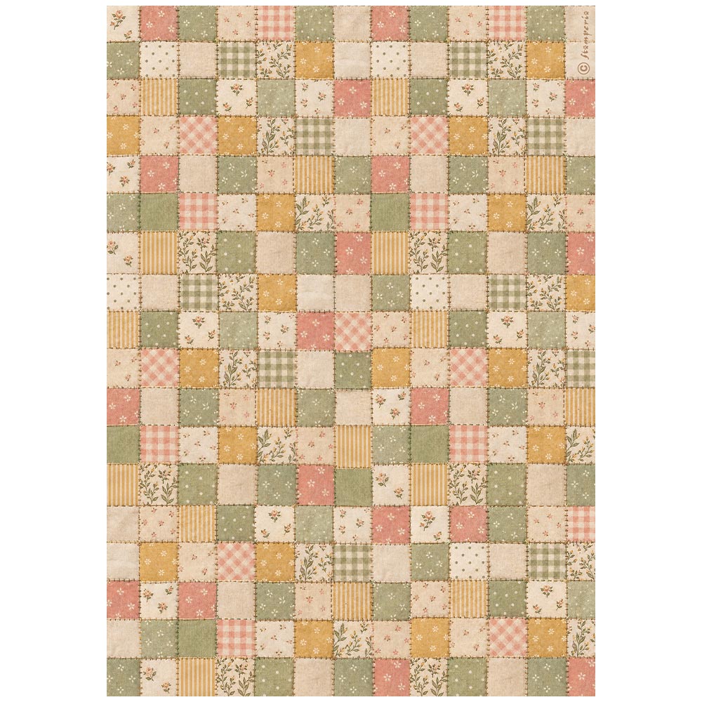 Stamperia CozyFamily A4 Rice Paper Selection (6pcs)