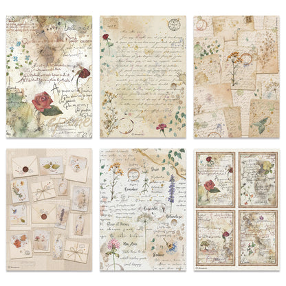 Stamperia Flowers and Poems A4 Rice Paper Selection (6pcs)