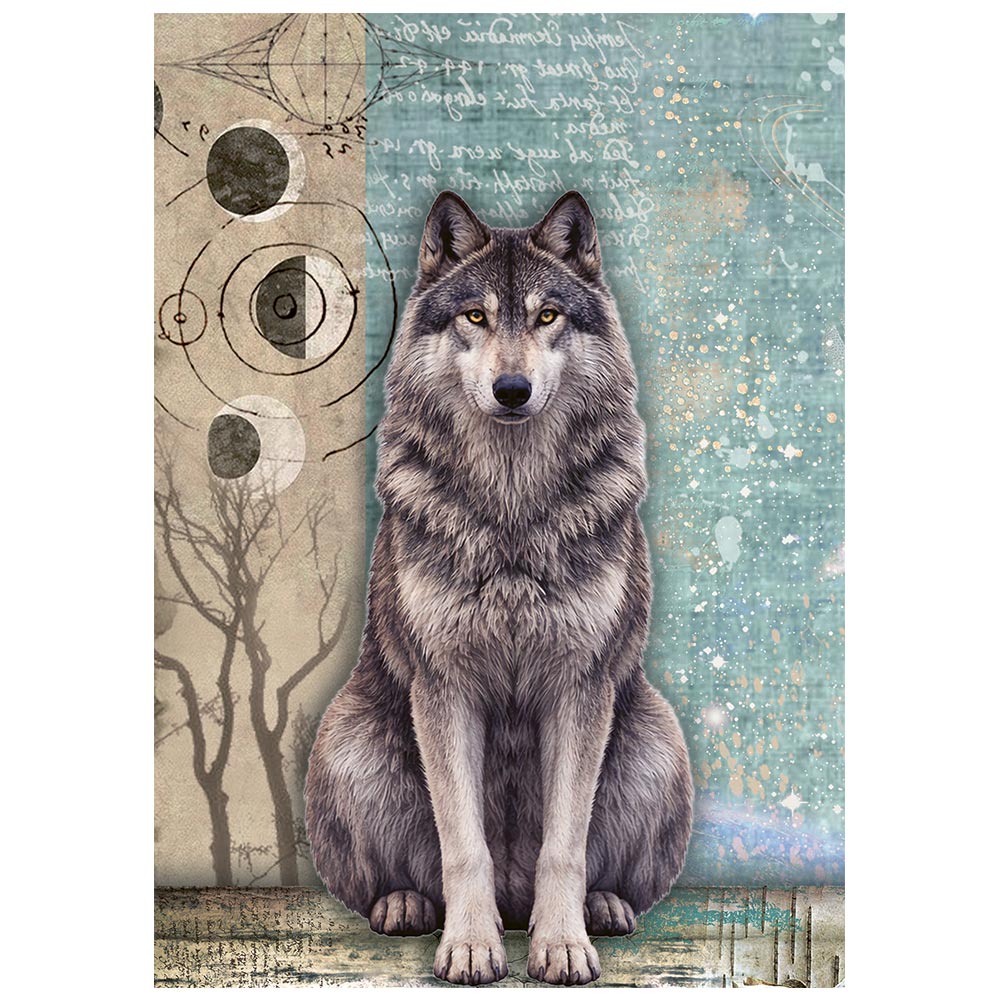 Stamperia Cosmos A6 Mini Rice Paper Selection (8pcs) by Cristina Radovan Preorder*