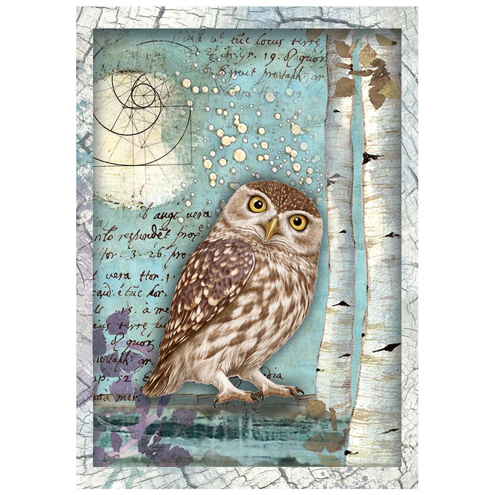 Stamperia Cosmos A6 Mini Rice Paper Selection (8pcs) by Cristina Radovan Preorder*