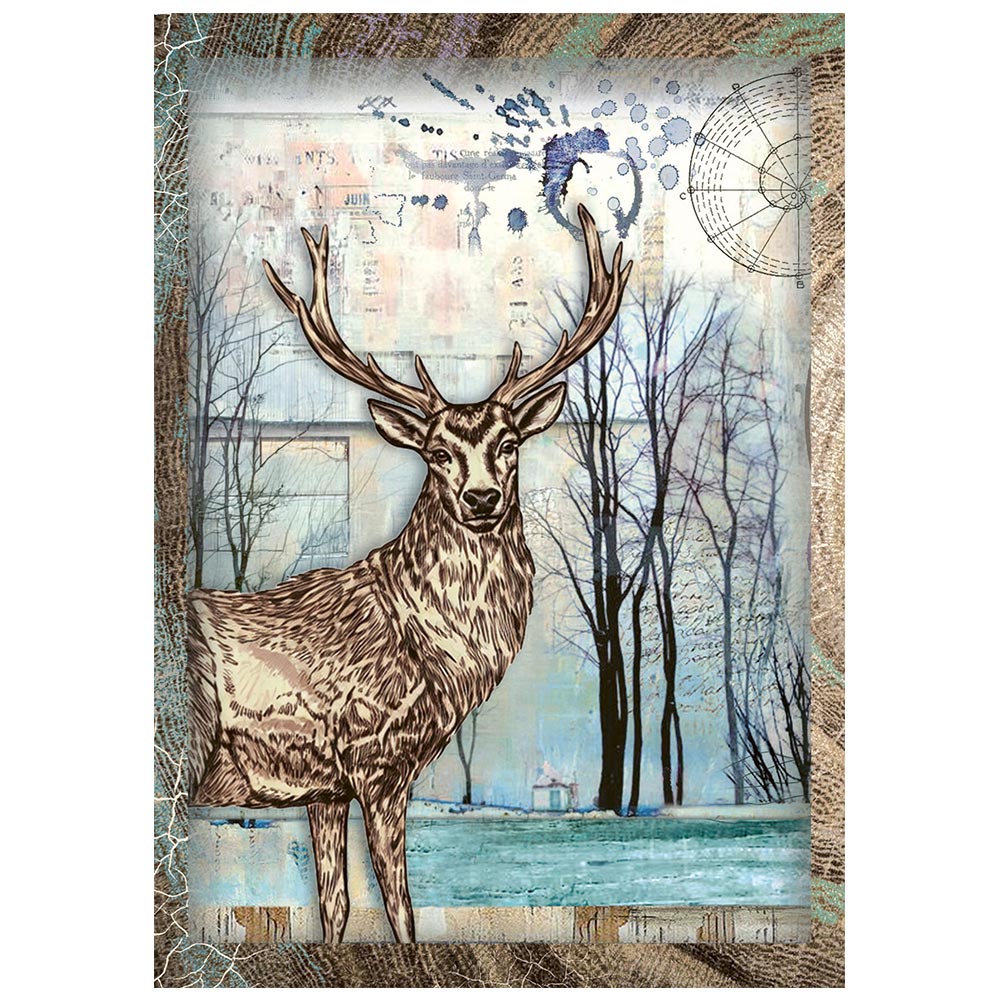 Stamperia Cosmos A6 Mini Rice Paper Selection (8pcs) by Cristina Radovan Preorder*