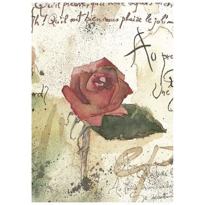 Stamperia Flowers and Poems A6 Mini Rice Paper Selection (8pcs)