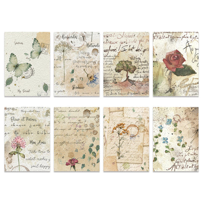 Stamperia Flowers and Poems A6 Mini Rice Paper Selection (8pcs)