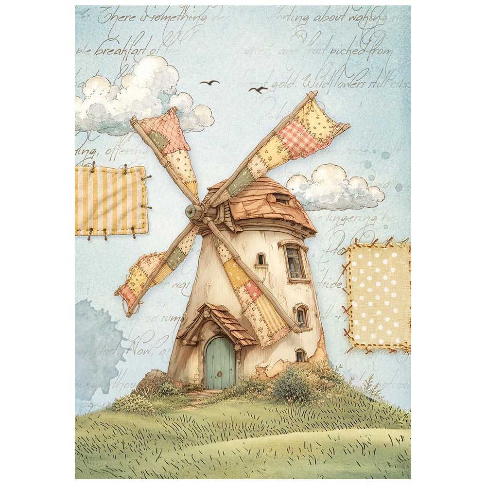 Stamperia CozyFamily A6 Mini Rice Paper Selection (8pcs)